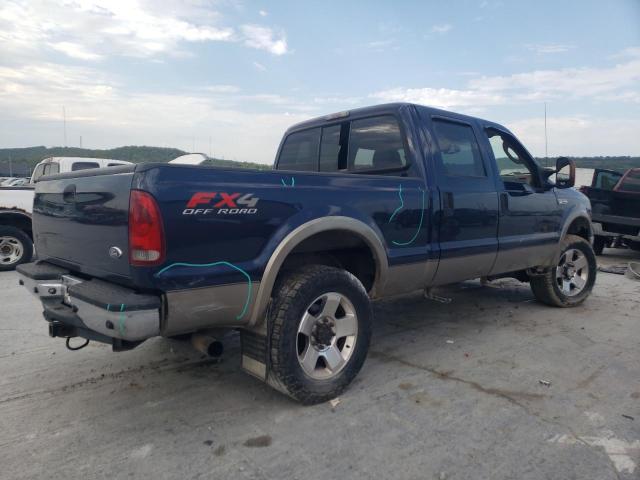 1FTSW21P26ED37537 - 2006 FORD F250 SUPER DUTY BLUE photo 3