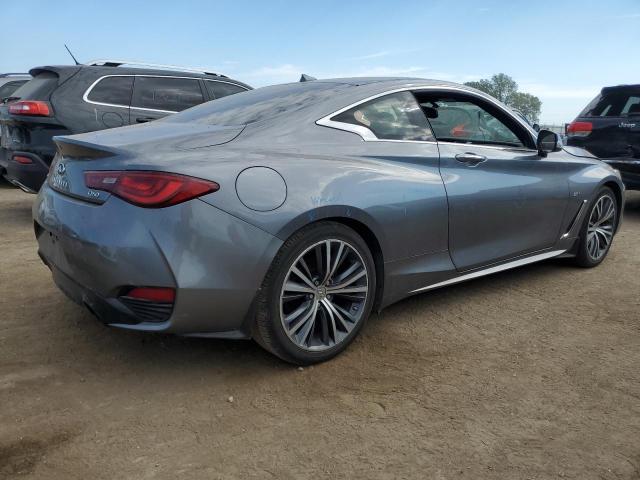 JN1EV7EL2JM391314 - 2018 INFINITI Q60 LUXE 300 GRAY photo 3