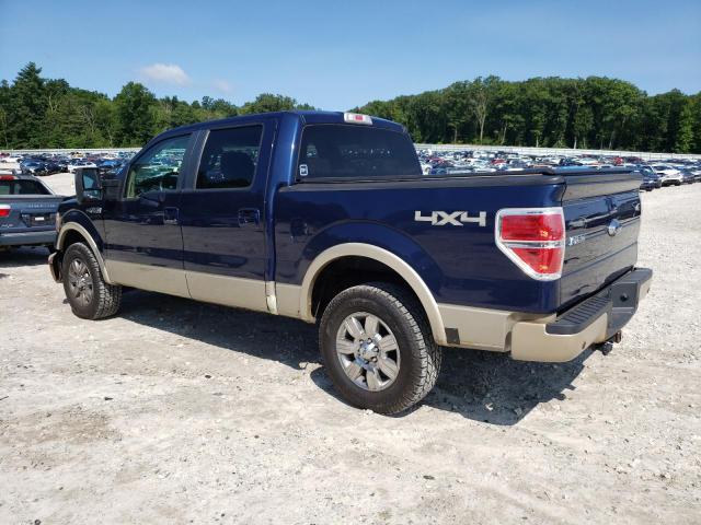 1FTPW14V99FA67294 - 2009 FORD F150 SUPERCREW BLUE photo 2