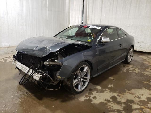 WAURV78TX9A044771 - 2009 AUDI S5 QUATTRO GRAY photo 2