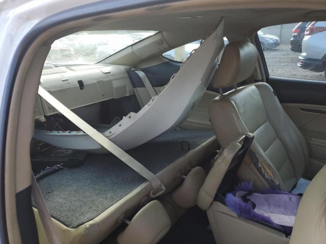 1HGCS12888A011030 - 2008 HONDA ACCORD EXL WHITE photo 10