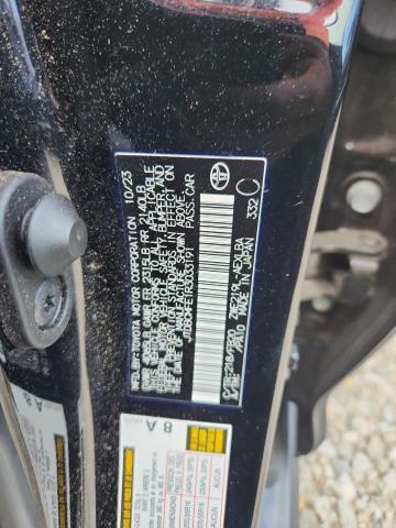 JTDBCMFE1R3033191 - 2024 TOYOTA COROLLA LE 黑色 照片 12