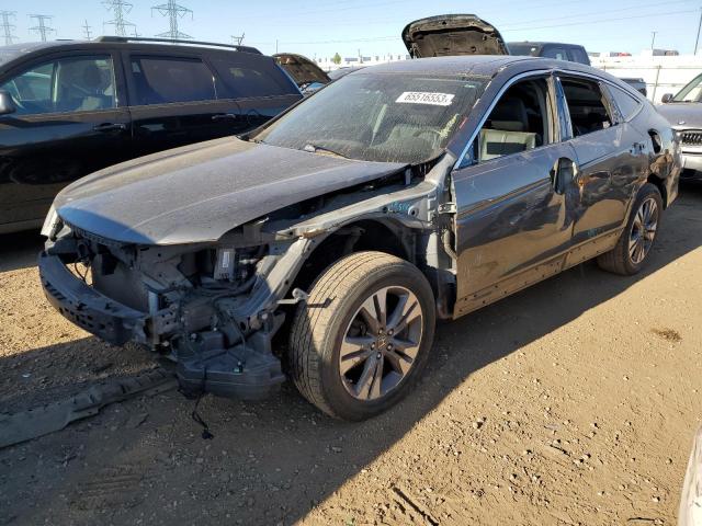 5J6TF2H54DL004025 - 2013 HONDA CROSSTOUR EXL ნაცრისფერი ფოტო 1