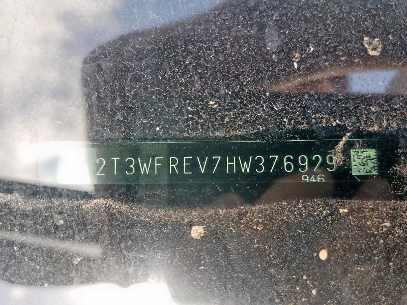 2T3WFREV7HW376929 - 2017 TOYOTA RAV4 XLE WHITE photo 13