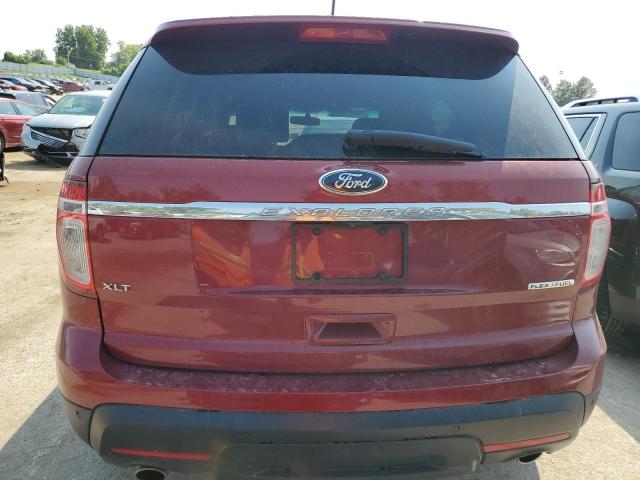 1FM5K7D83EGA89033 - 2014 FORD EXPLORER XLT MAROON photo 6