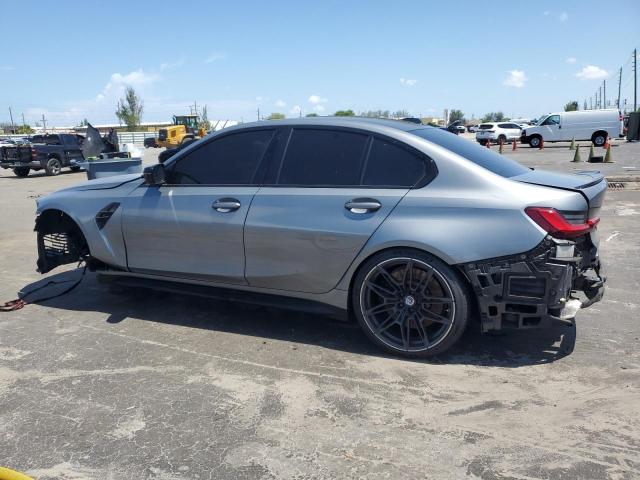 WBS43AY09PFN44984 - 2023 BMW M3 COMPETITION GRAY photo 2