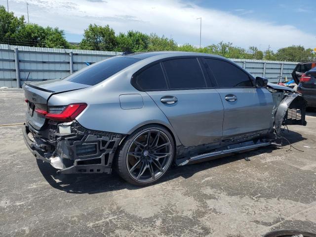 WBS43AY09PFN44984 - 2023 BMW M3 COMPETITION GRAY photo 3