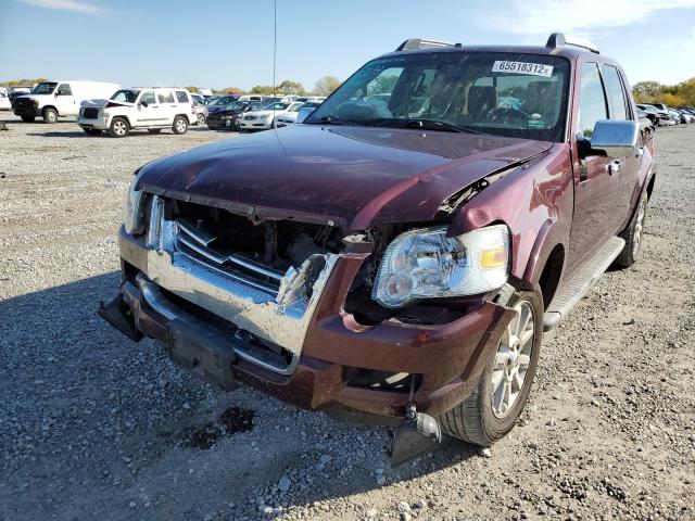 1FMEU33E58UA31831 - 2008 FORD EXPLORER S LIMITED MAROON photo 9