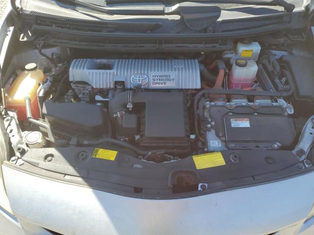 JTDKN3DUXD0347639 - 2013 TOYOTA PRIUS SILVER photo 11