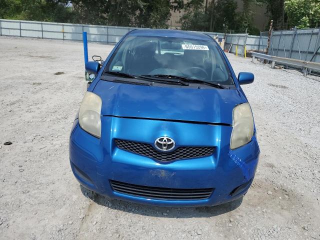 JTDKT903X95256418 - 2009 TOYOTA YARIS BLUE photo 5