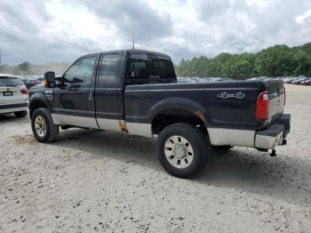 1FTWX31R98EB72076 - 2008 FORD F350 SRW SUPER DUTY BLACK photo 2