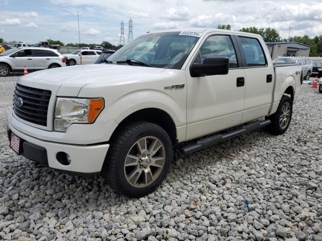 1FTFW1EF8EFB58392 - 2014 FORD F150 SUPERCREW WHITE photo 1