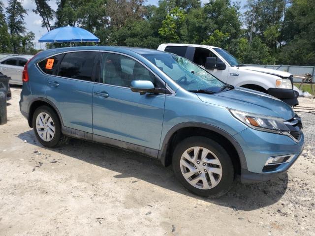 2HKRM3H5XFH555823 - 2015 HONDA CR-V EX TEAL photo 4