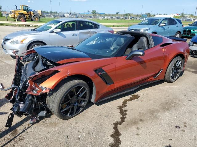 1G1YT2D60F5607153 - 2015 CHEVROLET CORVETTE Z06 3LZ ORANGE photo 1