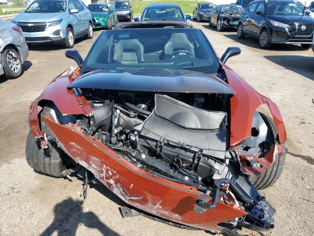 1G1YT2D60F5607153 - 2015 CHEVROLET CORVETTE Z06 3LZ ORANGE photo 5