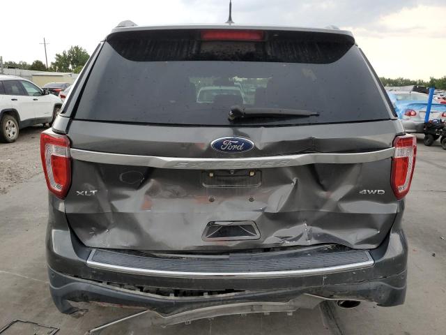 1FM5K8D87JGA11130 - 2018 FORD EXPLORER XLT Gri fotoğraf 6