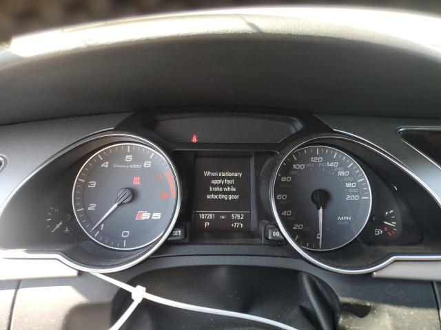 WAUVVAFR4BA062448 - 2011 AUDI S5 PRESTIGE WHITE photo 9