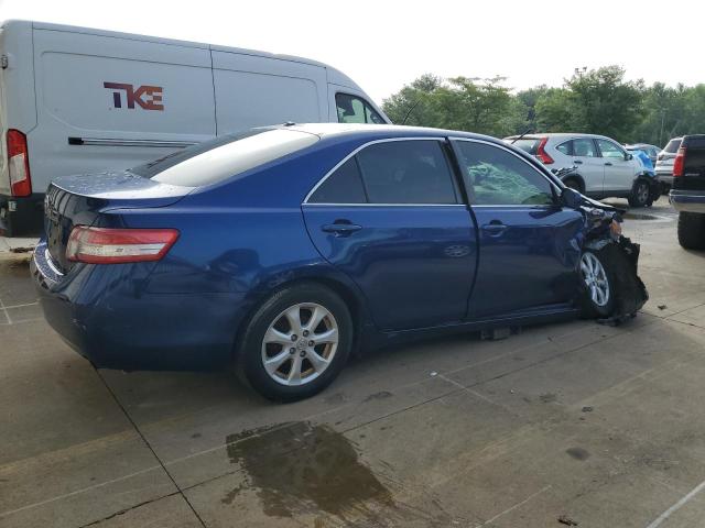 4T4BF3EK9BR122047 - 2011 TOYOTA CAMRY BASE BLUE photo 3