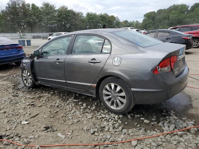 2HGFA168X9H536118 - 2009 HONDA CIVIC EX GRAY photo 2