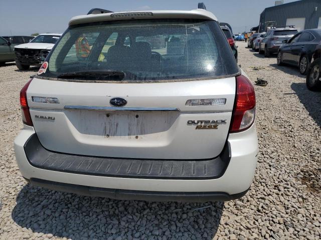 4S4BP60C796316163 - 2009 SUBARU OUTBACK WHITE photo 6