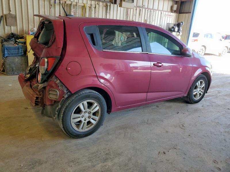 1G1JC6SHXE4132404 - 2014 CHEVROLET SONIC LT 栗色 照片 3