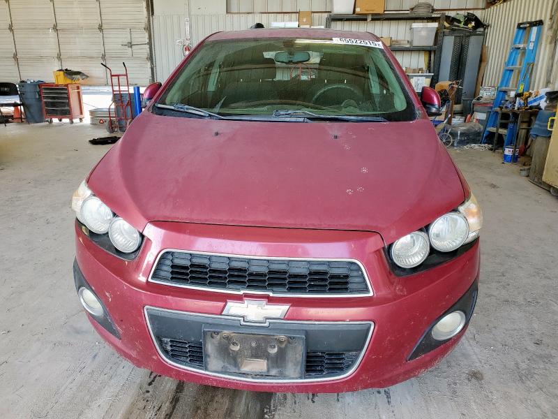 1G1JC6SHXE4132404 - 2014 CHEVROLET SONIC LT 栗色 照片 5