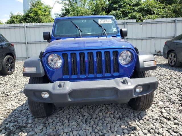 1C4HJXDG9KW675443 - 2019 JEEP WRANGLER U SPORT Синий фото 5