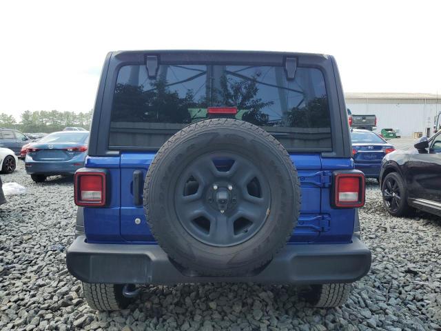 1C4HJXDG9KW675443 - 2019 JEEP WRANGLER U SPORT Синий фото 6