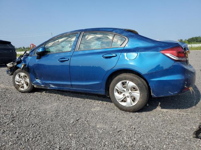 2HGFB2F4XDH010080 - 2013 HONDA CIVIC LX BLUE photo 2