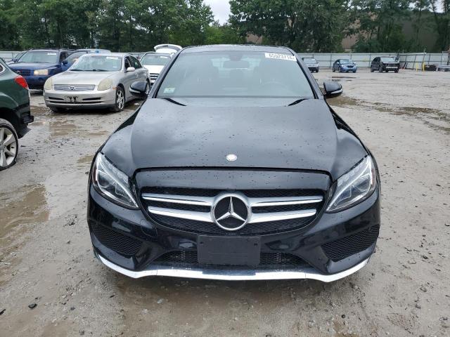 55SWF4KB0FU089642 - 2015 MERCEDES-BENZ C 300 4MATIC BLACK photo 5