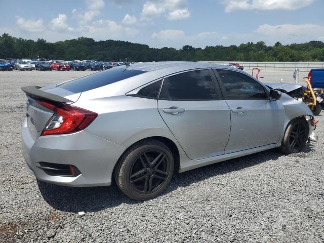 2HGFC2F68LH590801 - 2020 HONDA CIVIC LX SILVER photo 3