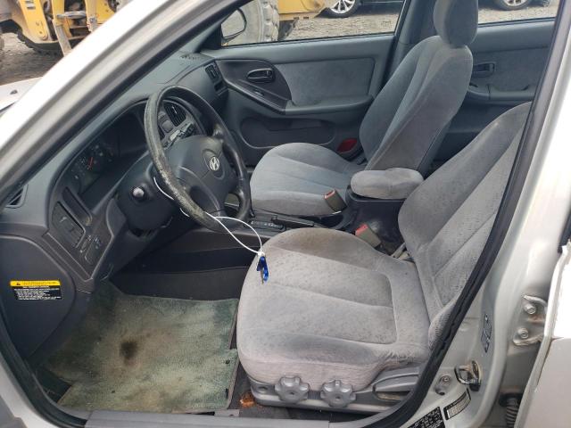 KMHDN46D85U044599 - 2005 HYUNDAI ELANTRA GLS SILVER photo 7