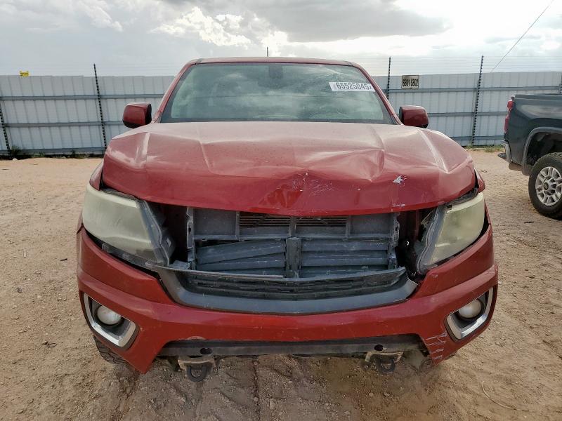 1GCGSCE38F1134111 - 2015 CHEVROLET COLORADO Z71 MAROON photo 5