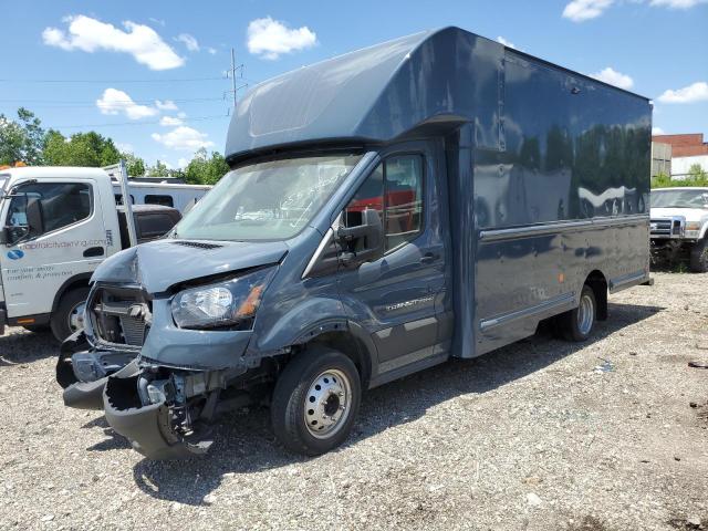 1FDDF6P84MKA55491 - 2021 FORD TRANSIT T-350 HD BLUE photo 1