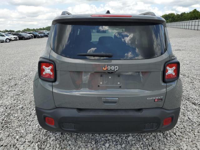 ZACNJAAB6KPK45906 - 2019 JEEP RENEGADE SPORT გრაფიტი ფოტო 6