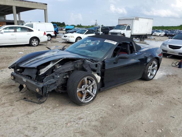 1G1YW3DW3A5102553 - 2010 CHEVROLET CORVETTE GRAND SPORT BLACK photo 1