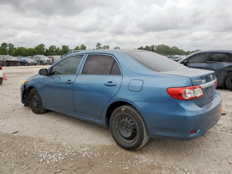 5YFBU4EE9DP102904 - 2013 TOYOTA COROLLA BASE Blau Foto 2