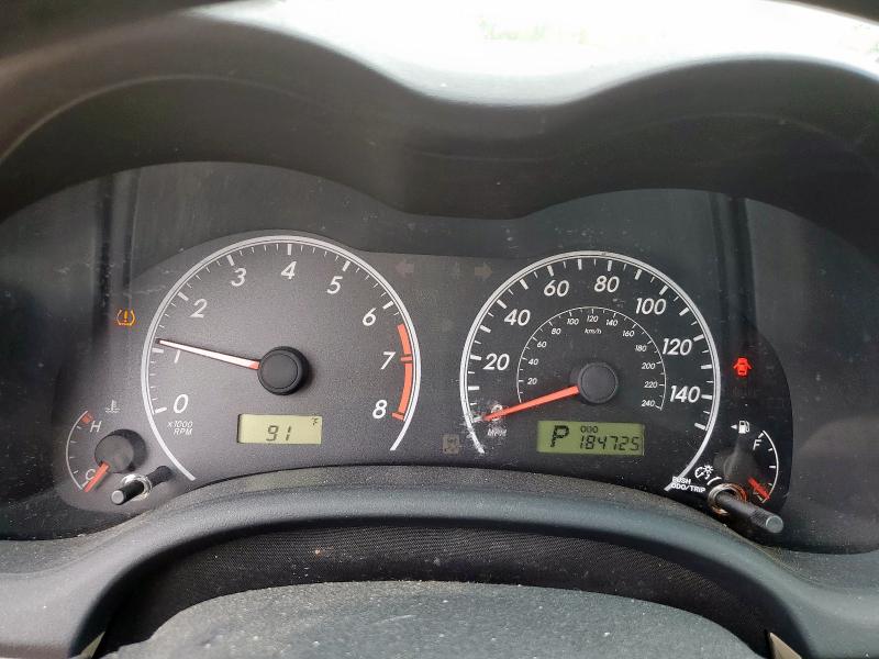 5YFBU4EE9DP102904 - 2013 TOYOTA COROLLA BASE Blau Foto 9