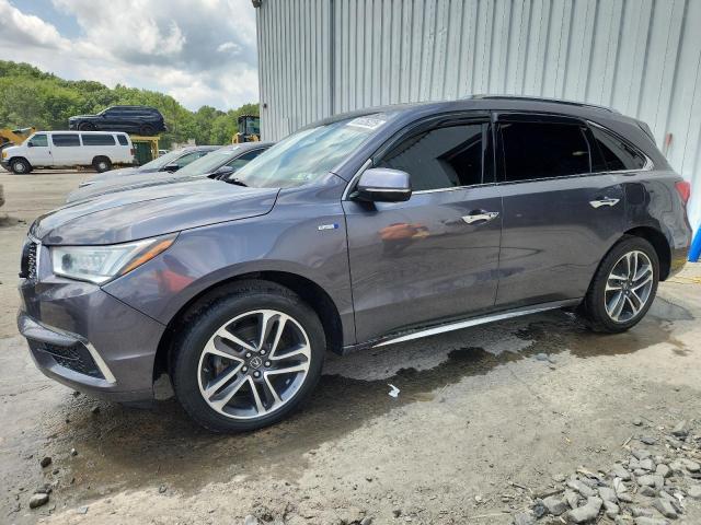 5FRYD7H77HB000137 - 2017 ACURA MDX SPORT HYBRID ADVANCE CHARCOAL photo 1