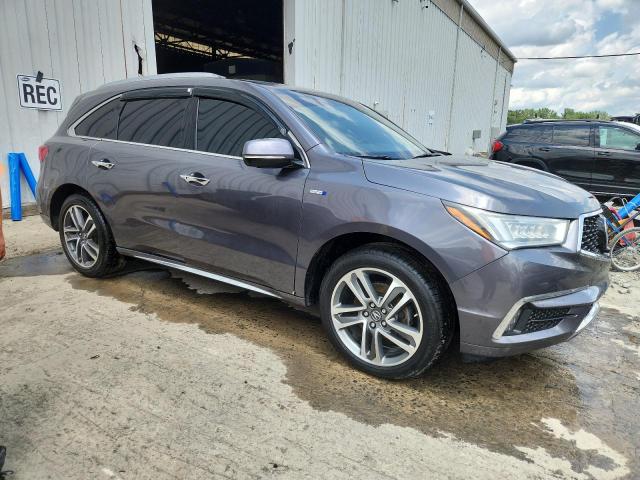 5FRYD7H77HB000137 - 2017 ACURA MDX SPORT HYBRID ADVANCE CHARCOAL photo 4