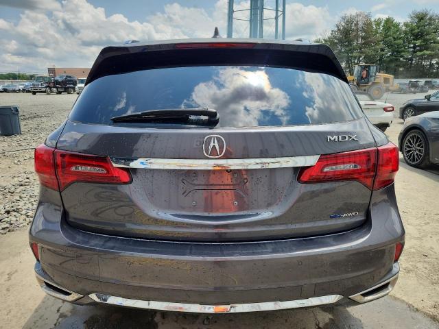 5FRYD7H77HB000137 - 2017 ACURA MDX SPORT HYBRID ADVANCE CHARCOAL photo 6
