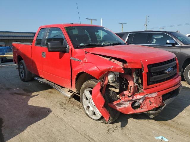 1FTFX1CFXEKF72619 - 2014 FORD F150 SUPER CAB RED photo 4