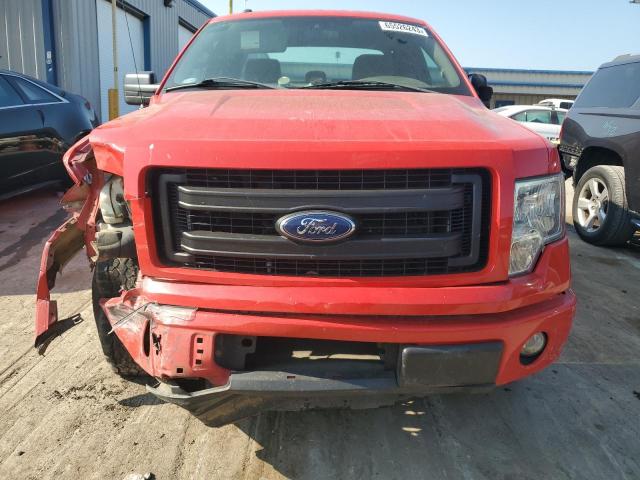 1FTFX1CFXEKF72619 - 2014 FORD F150 SUPER CAB RED photo 5