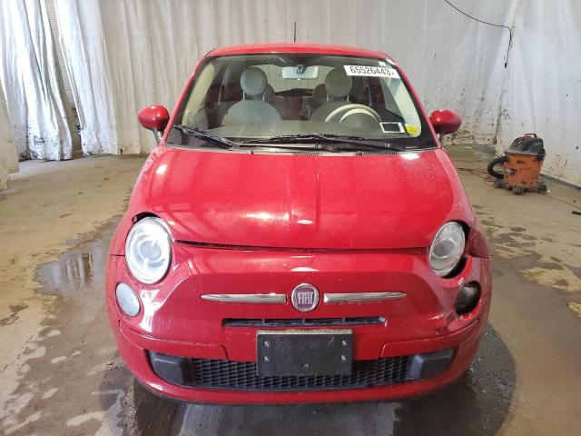 3C3CFFAR8CT355151 - 2012 FIAT 500 POP RED photo 5