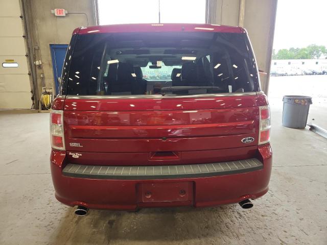 2FMGK5C85KBA21365 - 2019 FORD FLEX SEL 红色 照片 6