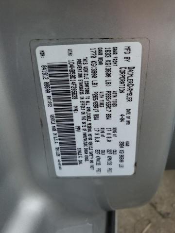 1D4HB58D14F205639 - 2004 DODGE DURANGO LIMITED SILVER photo 13