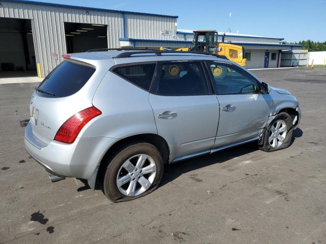 JN8AZ08W47W611860 - 2007 NISSAN MURANO SL SILVER photo 3