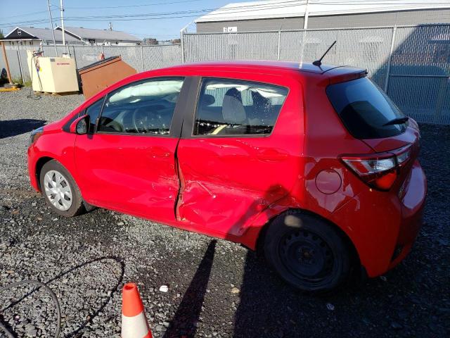 VNKKTUD32KA101461 - 2019 TOYOTA YARIS L RED photo 2