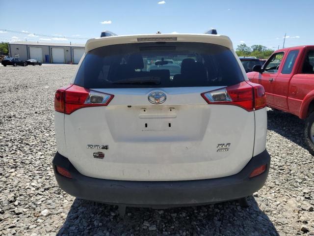 JTMRFREV4DD018322 - 2013 TOYOTA RAV4 XLE WHITE photo 6