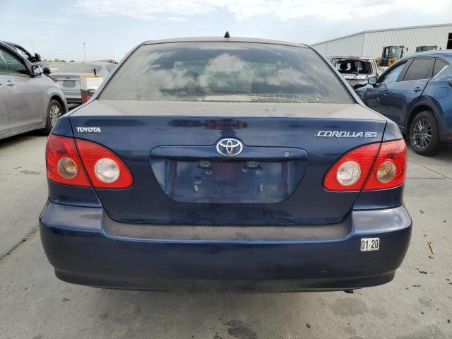 1NXBR32E68Z023453 - 2008 TOYOTA COROLLA CE BLUE photo 6